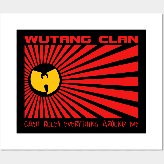 wutang - c.r.e.a.m Wall Art by menarikjanda